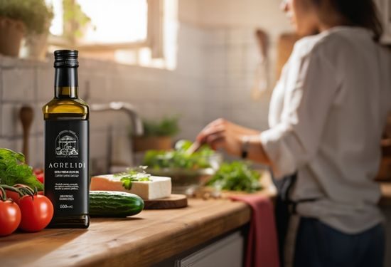 Agrelidi ekstraväärisoliiviõli köögis