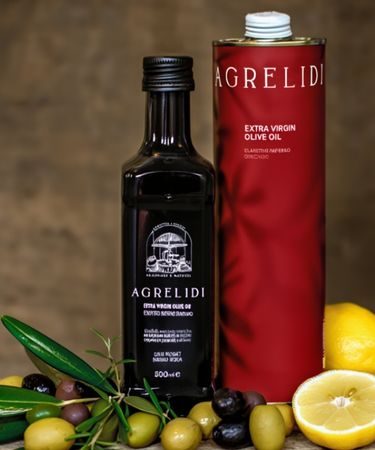 Agrelidi väärisoliiviõli kahes suuruses